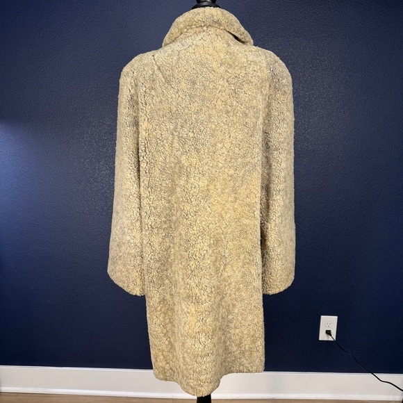 ✨VINTAGE✨ Super Unique Curly Lambswool Coat - Picture 7 of 16